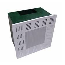 ซื้อ ห้องสะอาดประสิทธิภาพสูง Hepa Filter Box ถังน้ําเหลว Outlet การจัดส่งอากาศ online manufacture