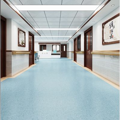 ซื้อ ห้องสะอาดโรงพยาบาล PVC Flooring พลาสติก Antistatic Vinyl Flooring Roll online manufacture