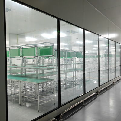 ซื้อ ไม่มีหมอกล้างหน้าต่างห้องสะอาด หน้าต่างแก้วหนา 5 มิลลิเมตร online manufacture