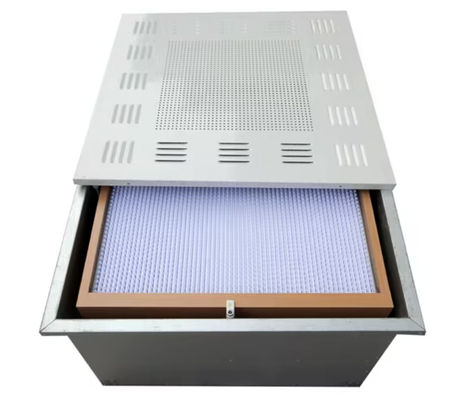 ซื้อ กล่องกรอง HEPA โมดูลาร์จากสแตนเลส สําหรับกรองอากาศห้องสะอาดโรงพยาบาล online manufacture